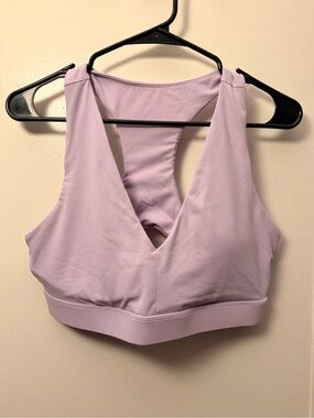 Fabletics Lavender Medium Impact Sports Bra